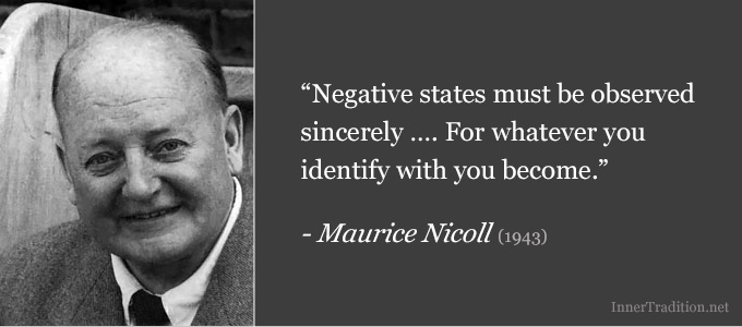 Identifying with negative states quote