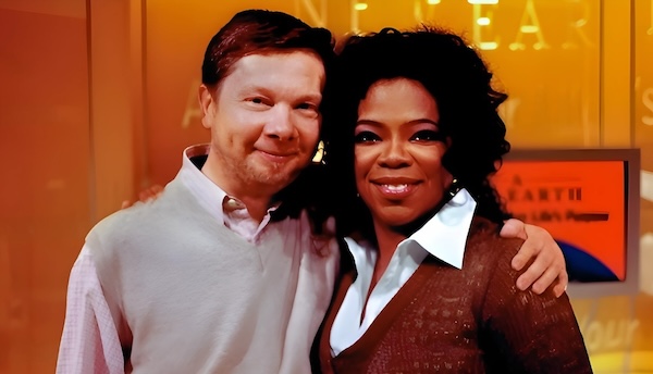 Eckhart Tolle and Oprah Winfrey