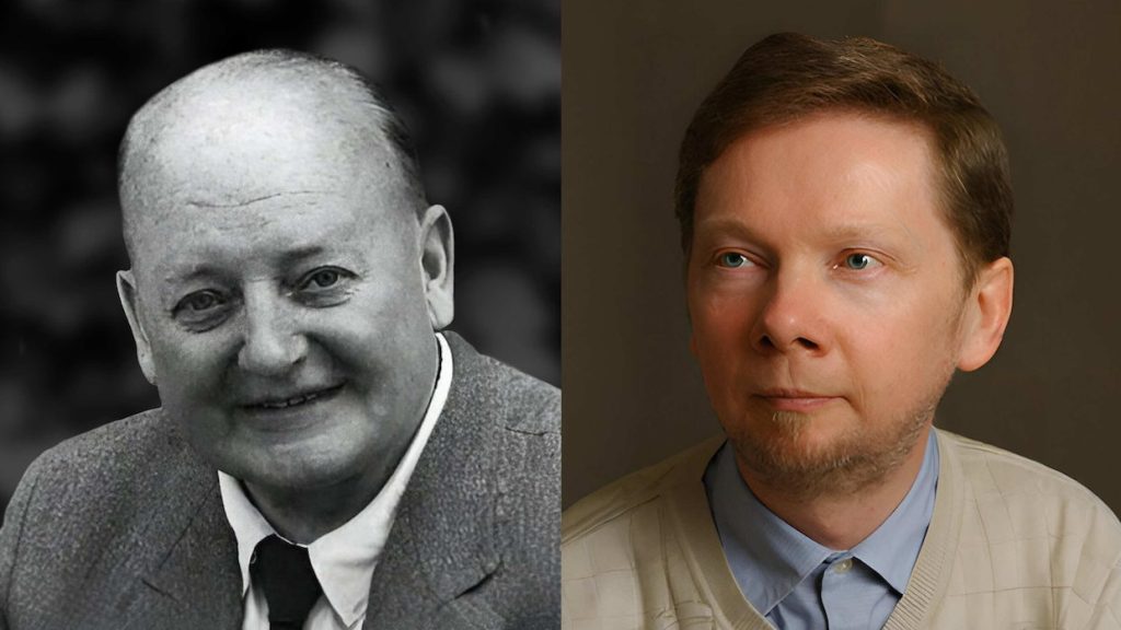 Maurice Nicoll and Eckhart Tolle portraits