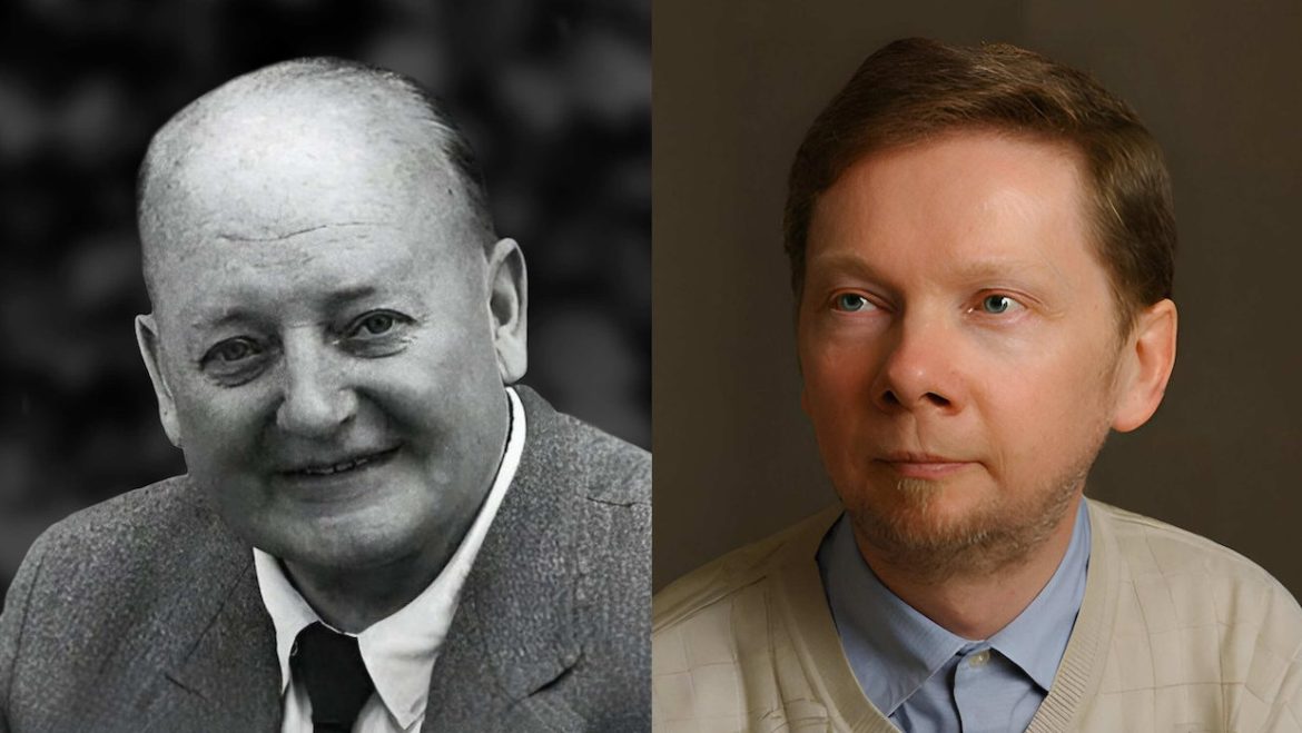 Maurice Nicoll and Eckhart Tolle portraits